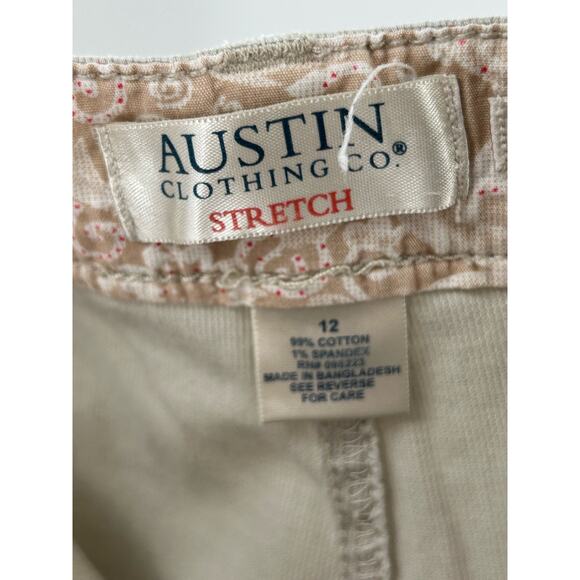 Austin Clothing Co True Fir Stretch khaki Shorts Size 12 - Picture 6 of 7